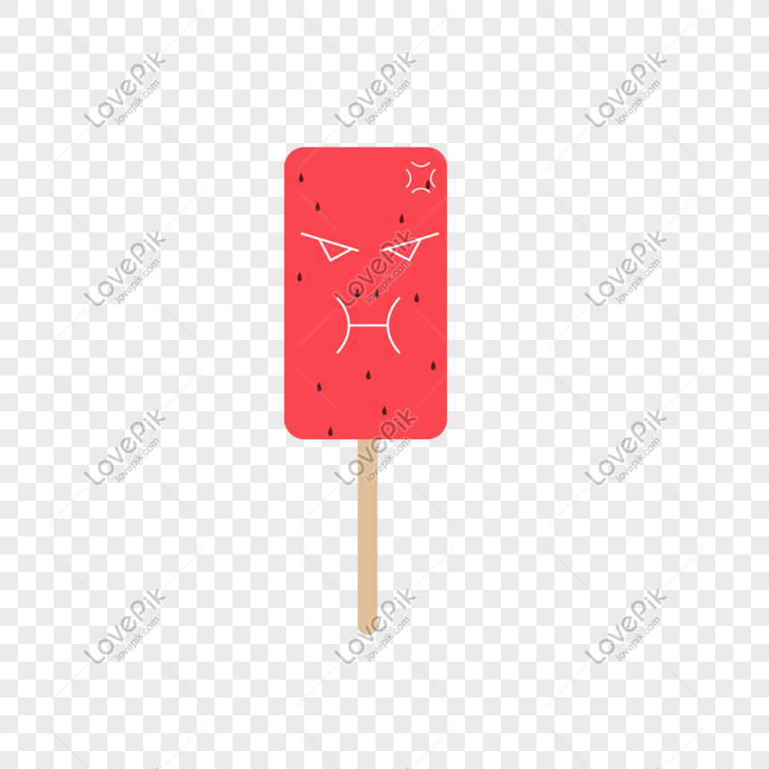 Paleta De Sandia Enojada Imagenes De Graficos Png Gratis Lovepik