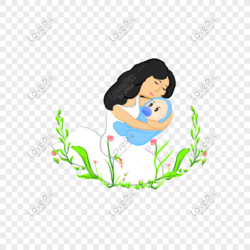 Mother, Mother Woman, Cartoon Mother, Child Mother PNG White ...