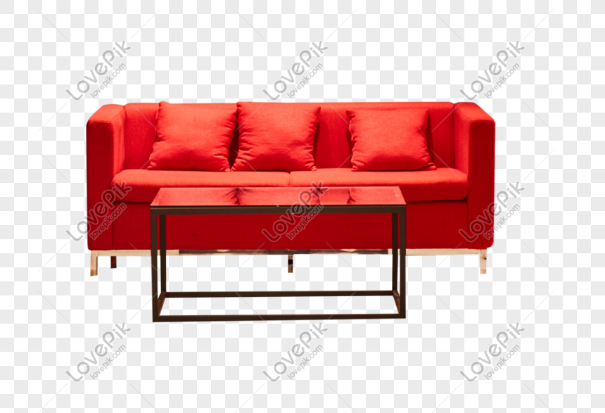Red Sofa Chair Png Image And Psd File, Red Sofa Chair Png