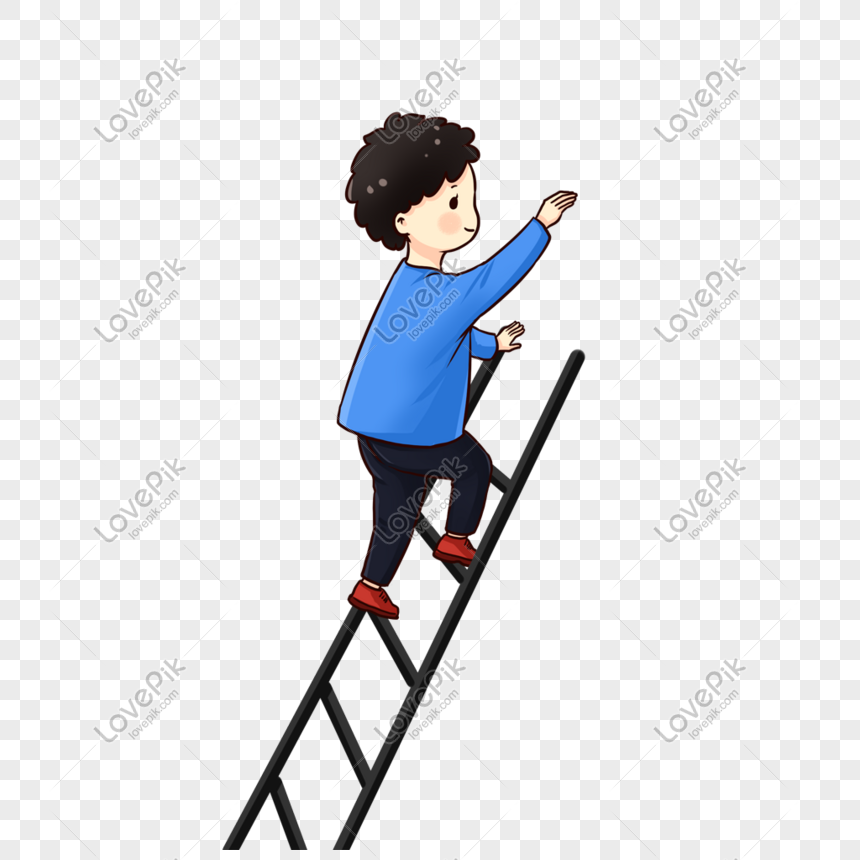 はしごを登る少年イメージ グラフィックス Id Prf画像フォーマットpng Jp Lovepik Com