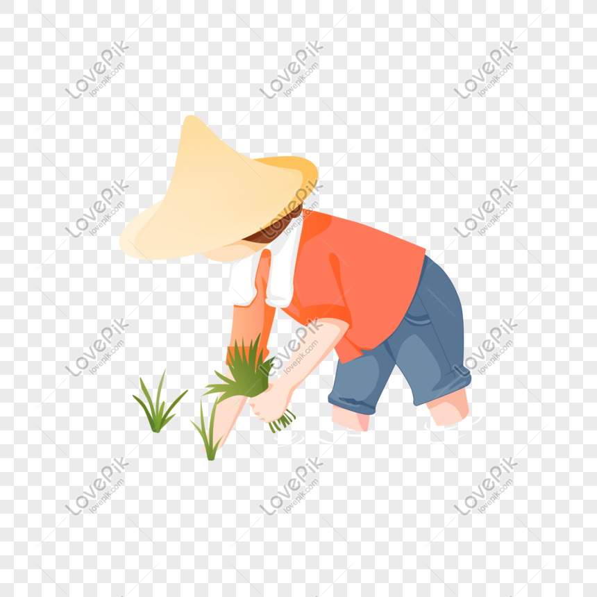 A Cartoon Drawing Of A Confident Farmer With A Spade Royalty Free SVG,  Cliparts, Vectors, and Stock Illustration. Image 29497589.