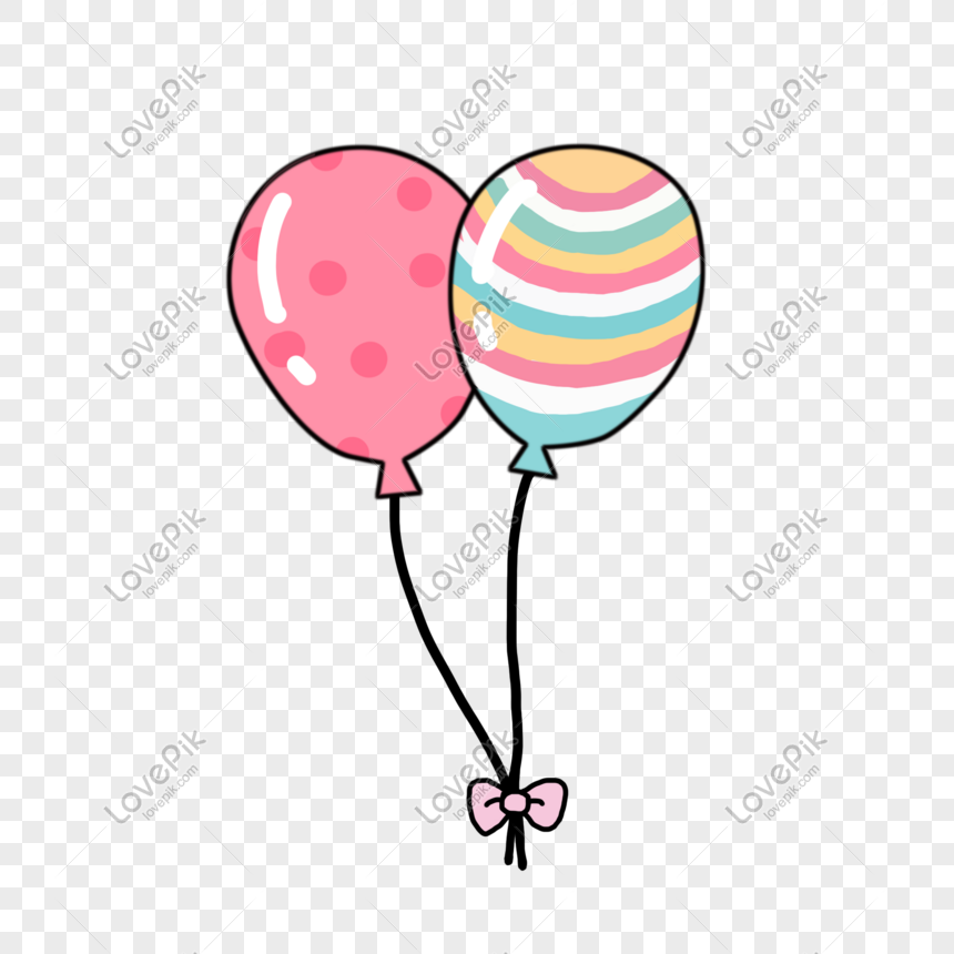 การ์ตูนวาดมือน่ารักสีชมพูตัวเล็กลายบอลลูนสดเด็กหัวเข็มขัดวัสดุฟร Png  สำหรับการดาวน์โหลดฟรี - Lovepik