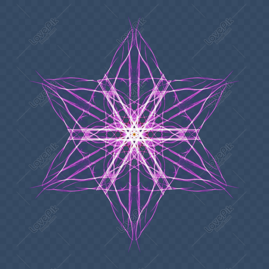 six pointed star light