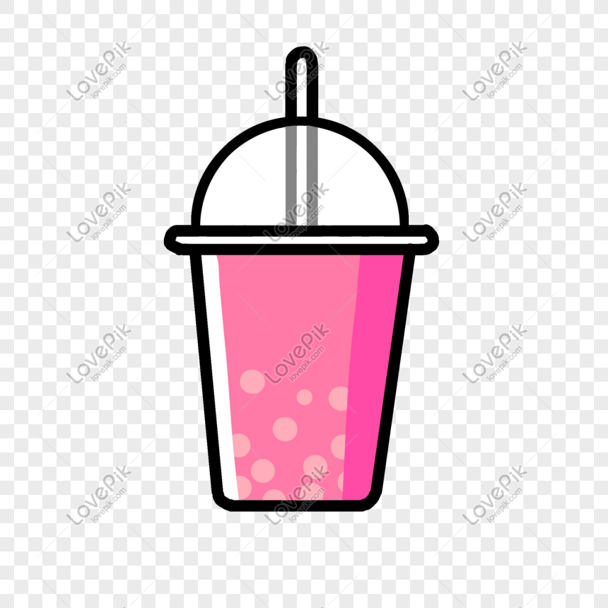 Hand Drawn Cartoon Pink Drink PNG Picture And Clipart Image For Free  Download - Lovepik | 401134445