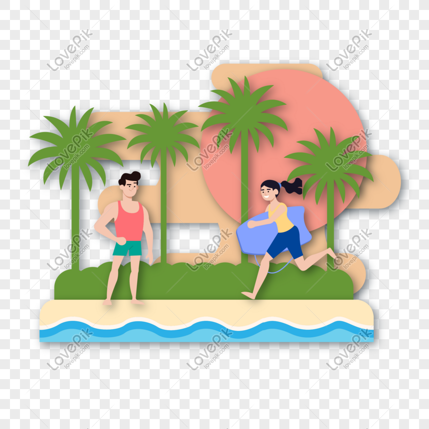 Bilder Zum Surfer Am Strand Im Sommer Download Grafik Id Png Bilder Prf De Lovepik Com