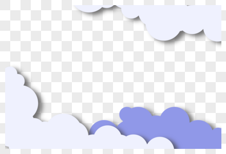 Cartoon Clouds Border PNG Images With Transparent Background | Free  Download On Lovepik