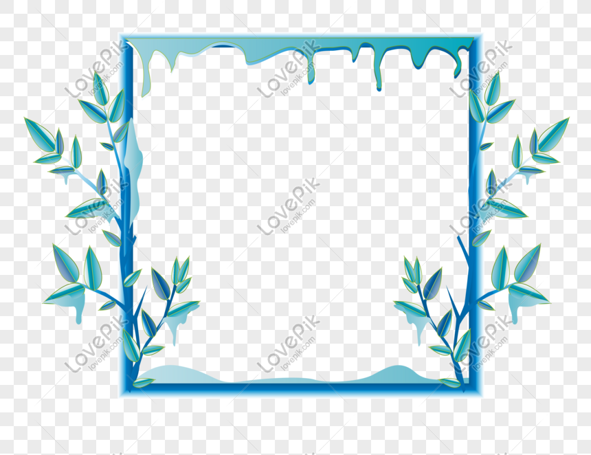 winter frozen leaves border png image picture free download 401144188 lovepik com winter frozen leaves border png