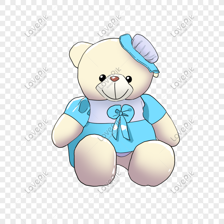 white bear doll