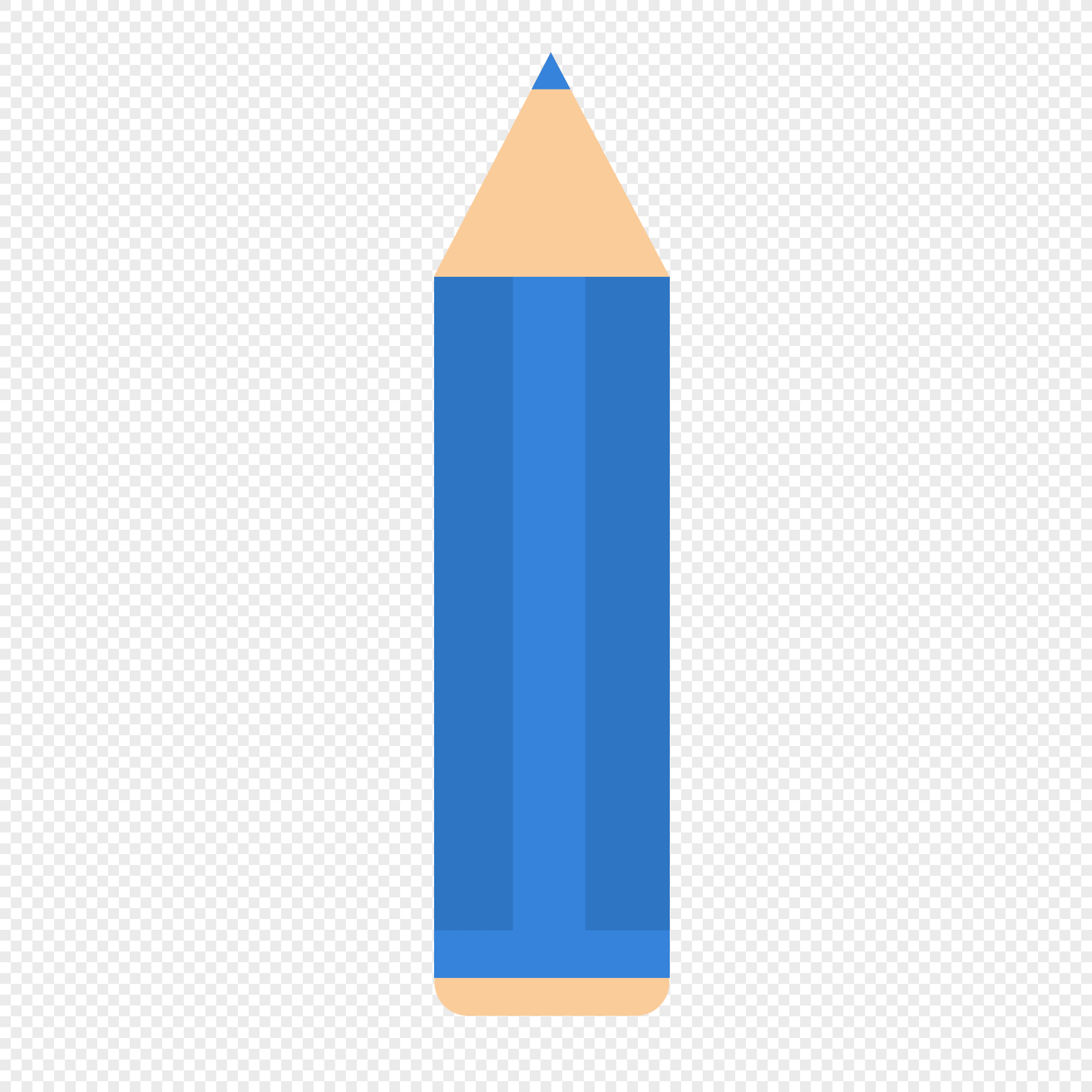 Голубой карандаш мультяшный