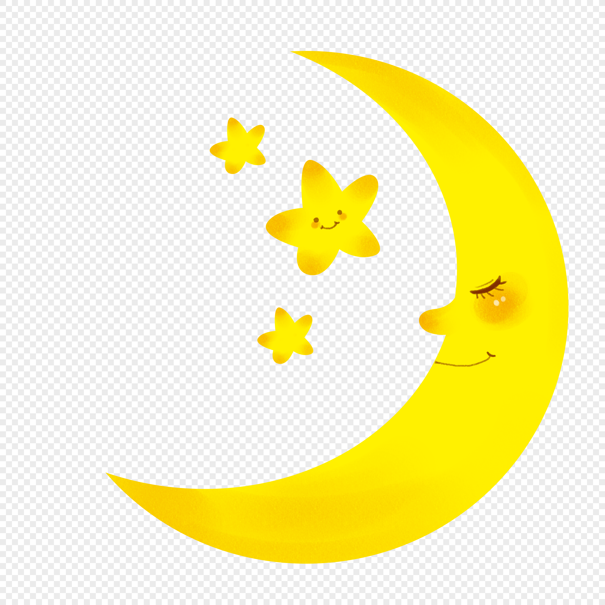 Moon Cartoon PNG Images With Transparent Background | Free Download On  Lovepik