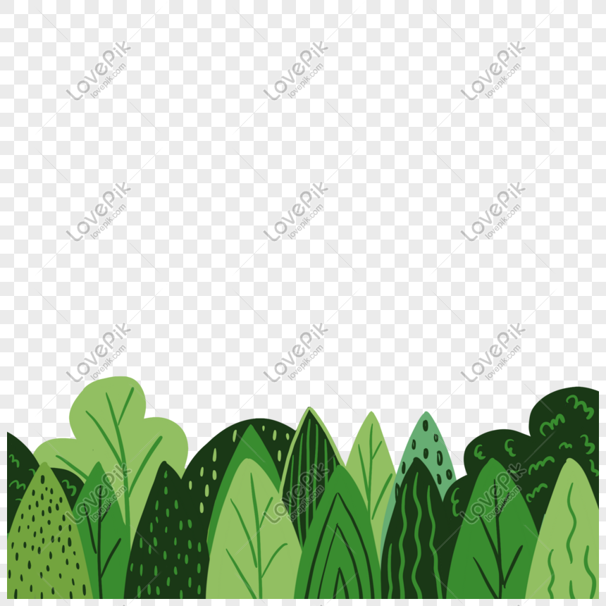 Green Forest Flat Cartoon PNG Transparent Image And Clipart Image For Free  Download - Lovepik | 401152797
