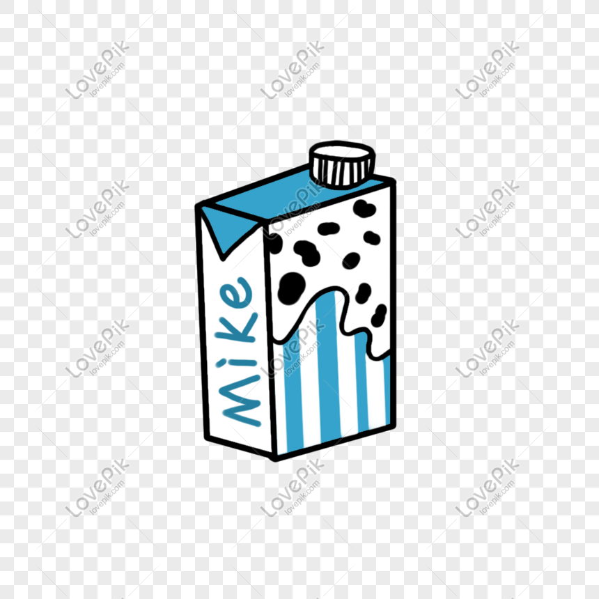 Simple Cartoon Cute Hand Painted Milk Box Png Image Picture Free Download Lovepik Com