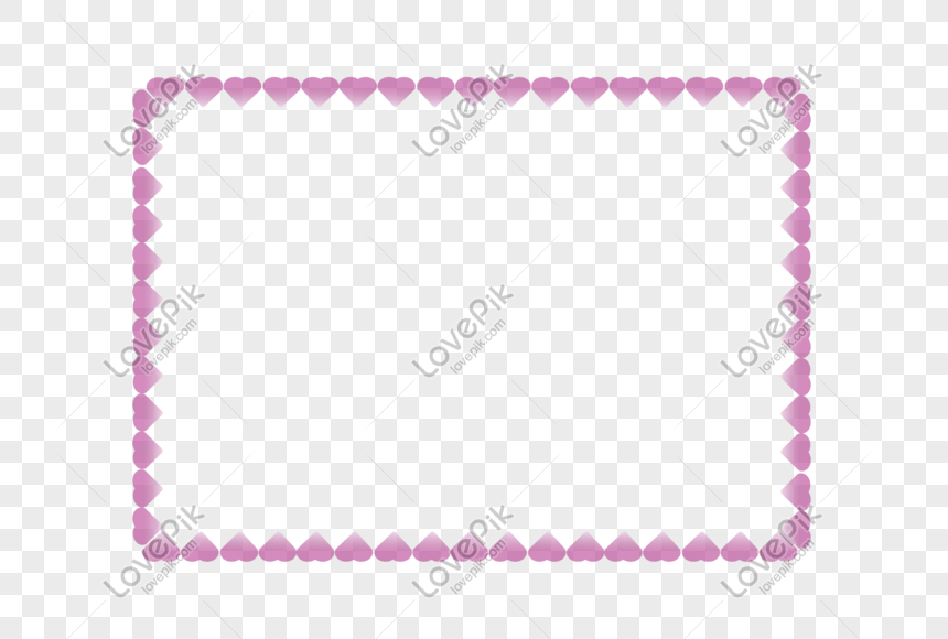 Pink Love Border PNG Image & PSD File Free Download - Lovepik | 401161974