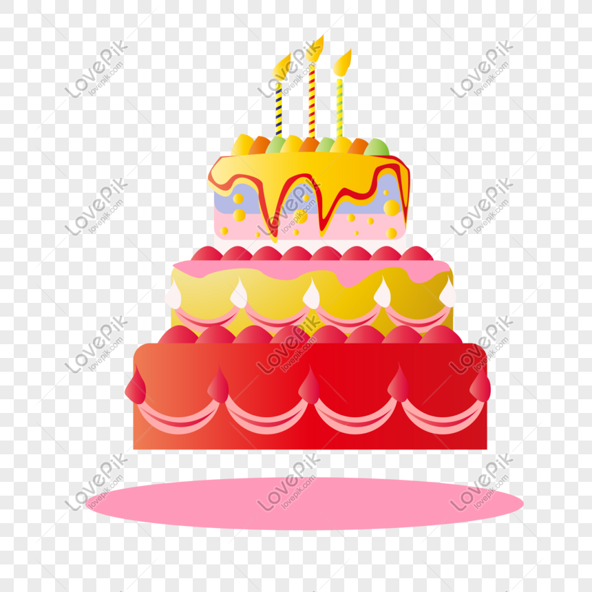 Download Flat Birthday Cake Vector Png Image Psd File Free Download Lovepik 401167456