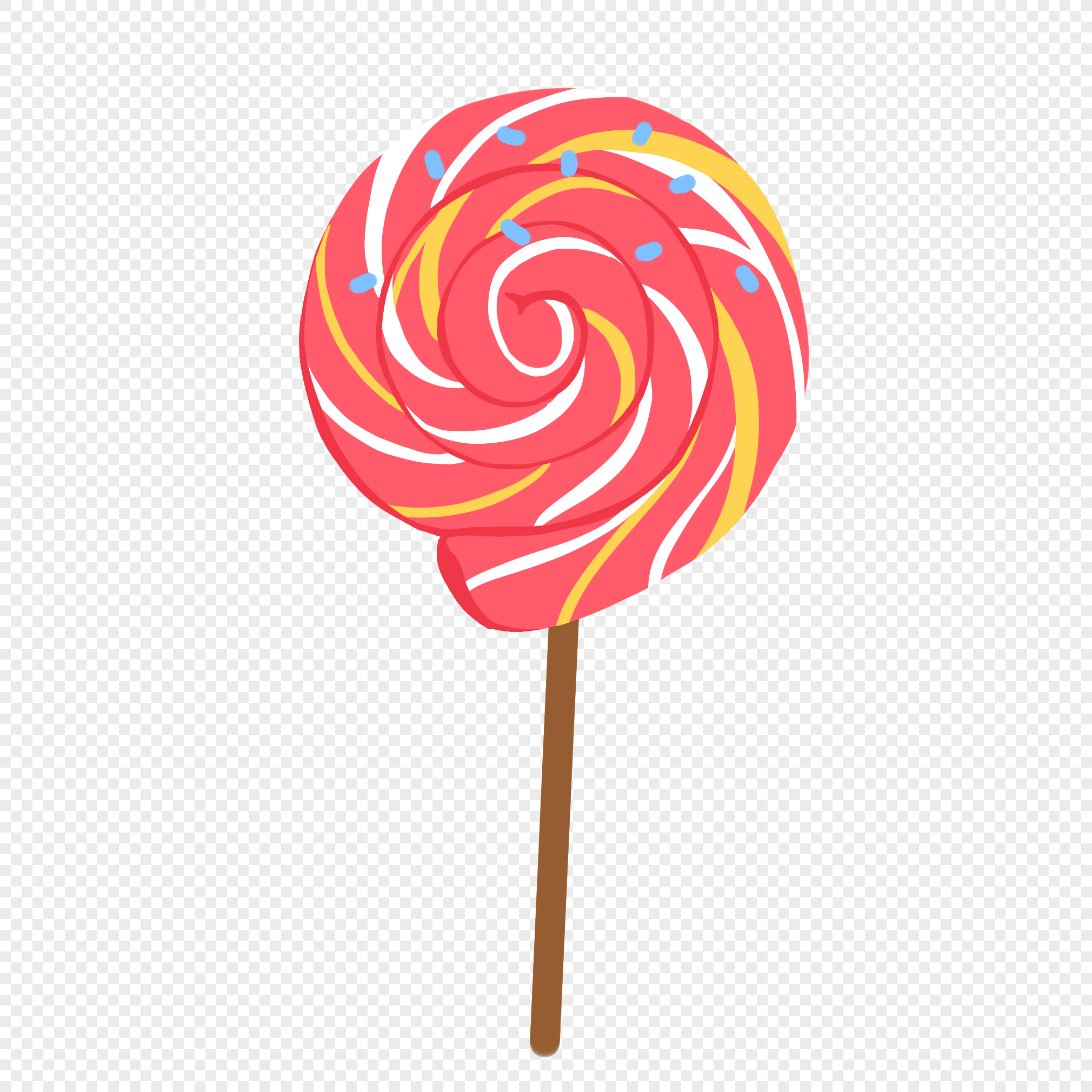 五彩繽紛的糖果圓卡通矢量圖, 糖果, 棒棒糖, 可愛的糖果素材圖案，PSD和PNG圖片免費下載
