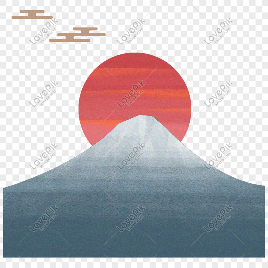 日本富士山psd圖案素材免費下載 尺寸1000 1000px 圖形id Lovepik