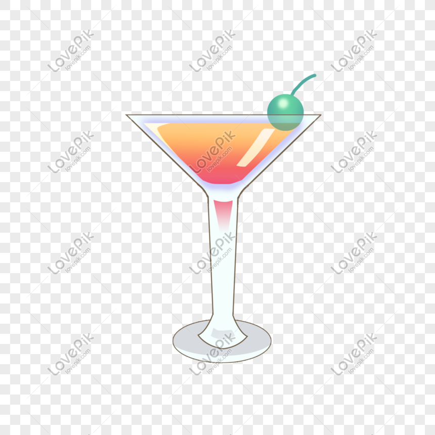 Hand Drawn Cartoon Summer Creative Green Fruit Cocktail Png Image Picture Free Download Lovepik Com