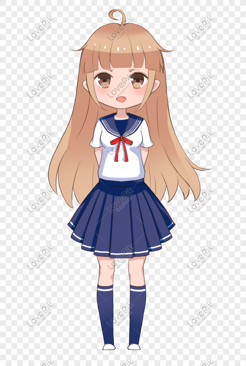 School Uniform Girl PNG Hd Transparent Image And Clipart Image For Free  Download - Lovepik | 401178244