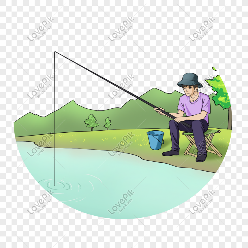 Fishing, Fish, Fishing Poles, Lake Water PNG Picture And Clipart Image For  Free Download - Lovepik