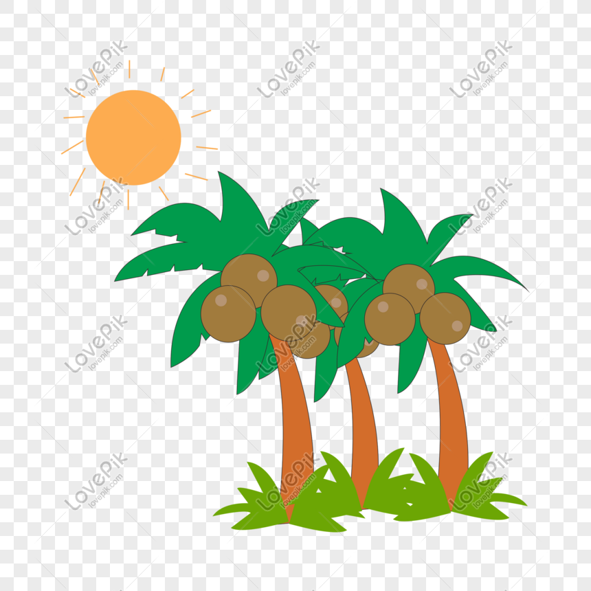 Cartoon Coconut Tree Png Image Picture Free Download 401190673 Lovepik Com