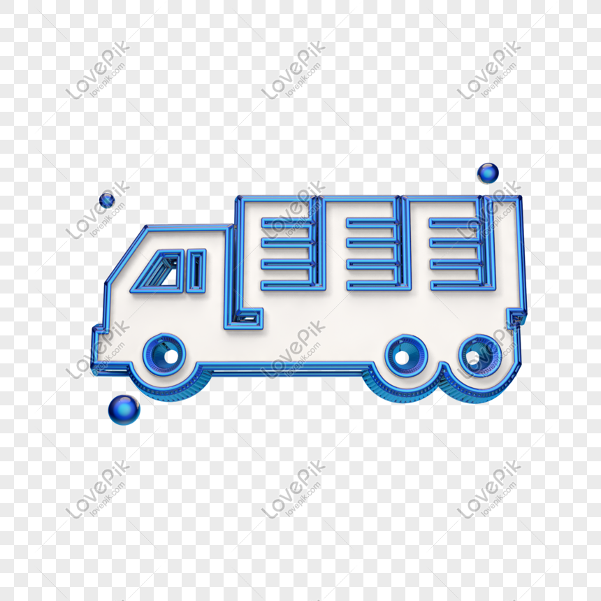 Icono Azul De Camion Grande Tridimensional Imagenes De Graficos Png Gratis Lovepik