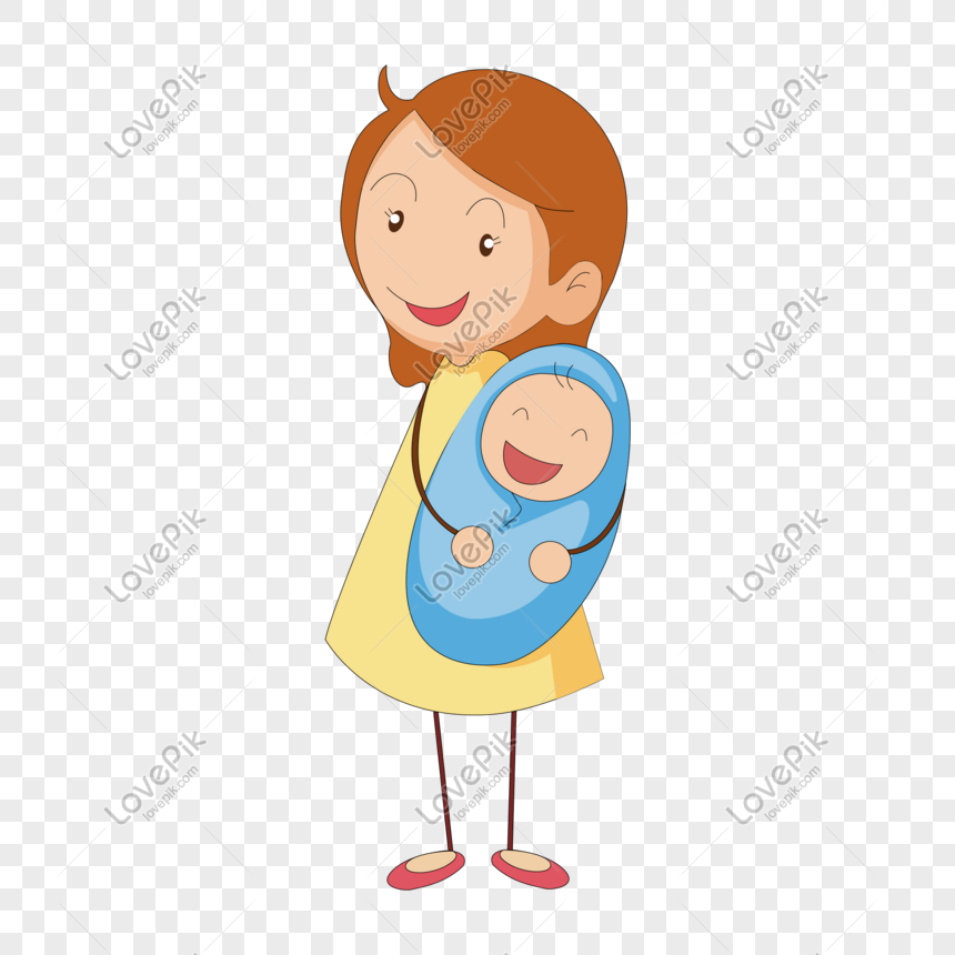 Mother Holding A Doll PNG Image And Clipart Image For Free Download ...