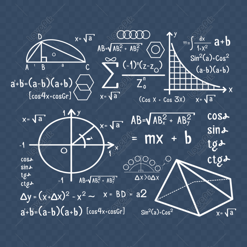 rumus matematika vektor PNG grafik gambar unduh gratis 