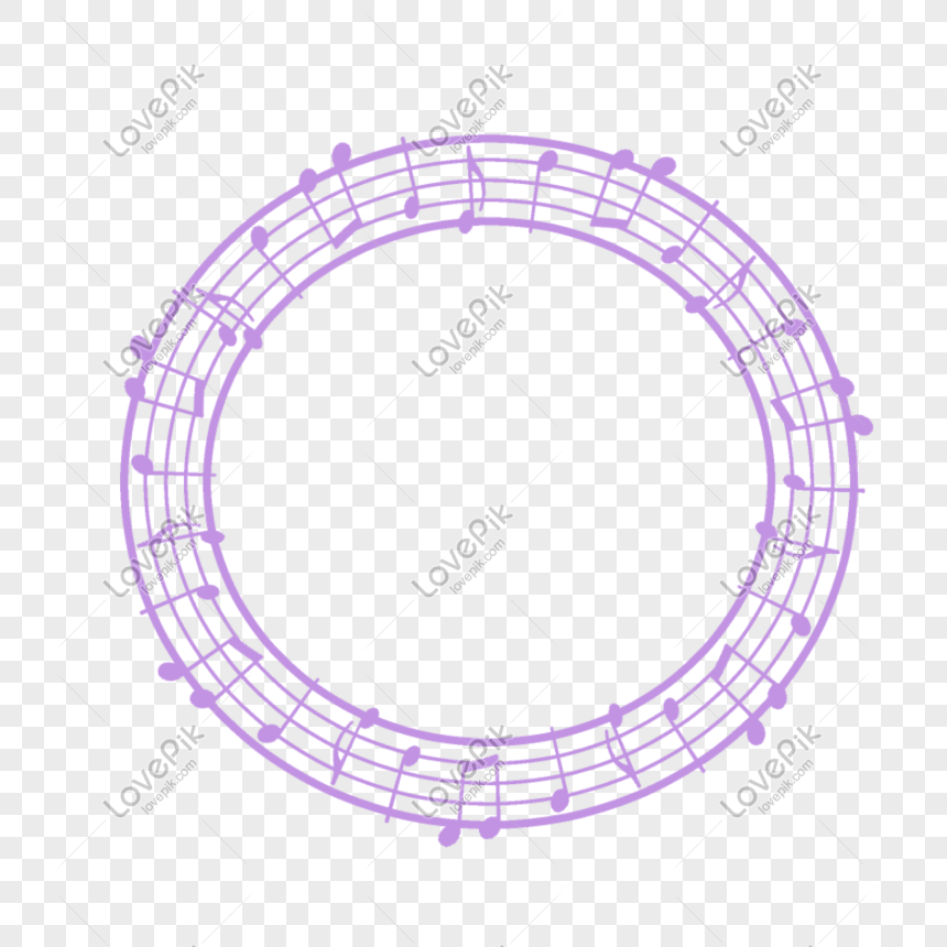 紫色音符邊框png圖案素材免費下載 尺寸1000 1000px 圖形id Lovepik
