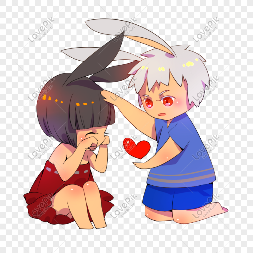 Rabbit Couple PNG Image Free Download And Clipart Image For Free Download -  Lovepik | 401203881