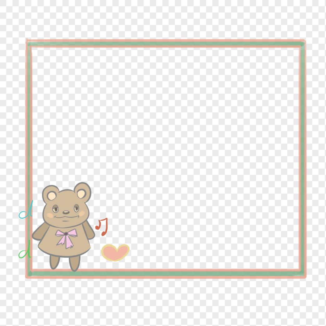 Bear Border PNG Image And Clipart Image For Free Download - Lovepik ...