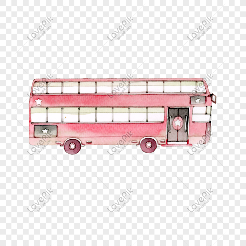 Pink Charter Bus