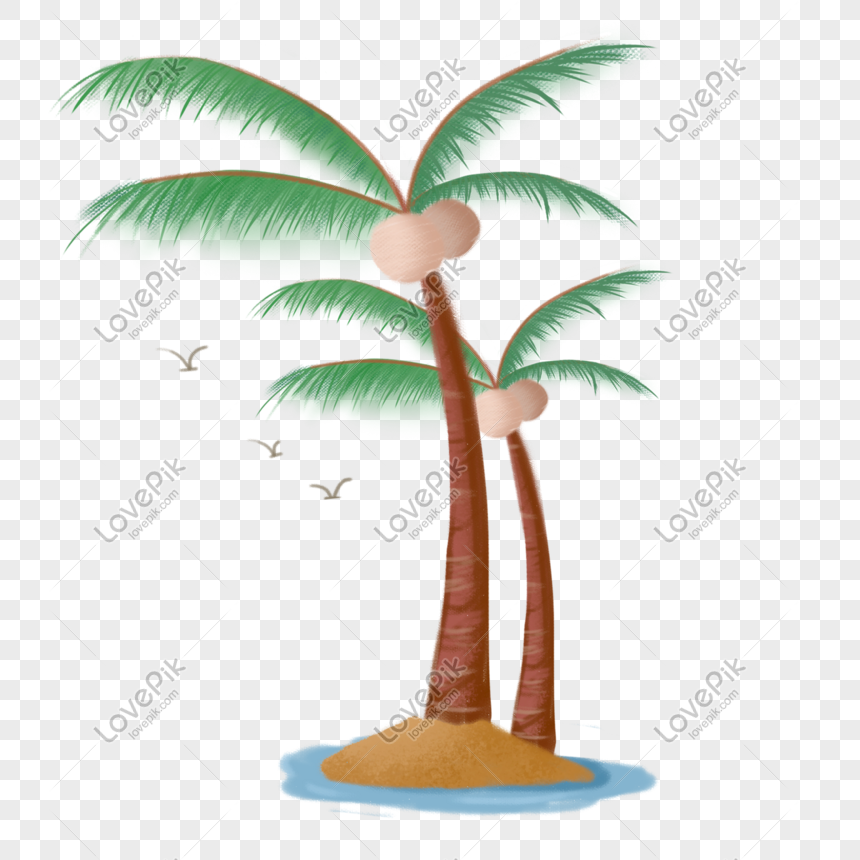 Summer Vacation By The Sea With Coconut Trees Png Image Picture Free Download 401215156 Lovepik Com