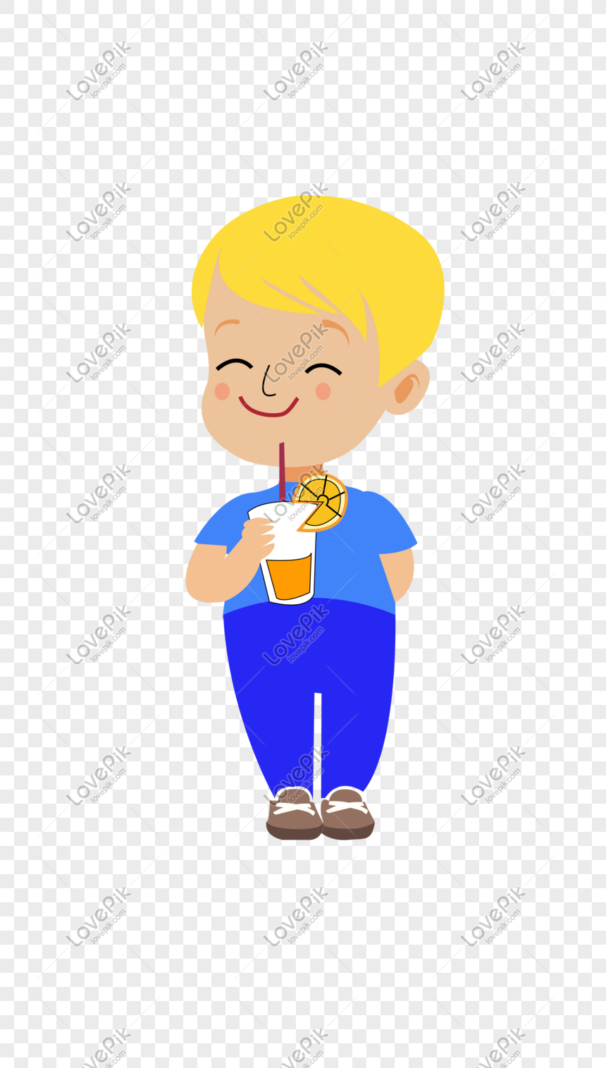 Anak Anak Minum Minuman PNG Grafik Gambar Unduh Gratis Lovepik