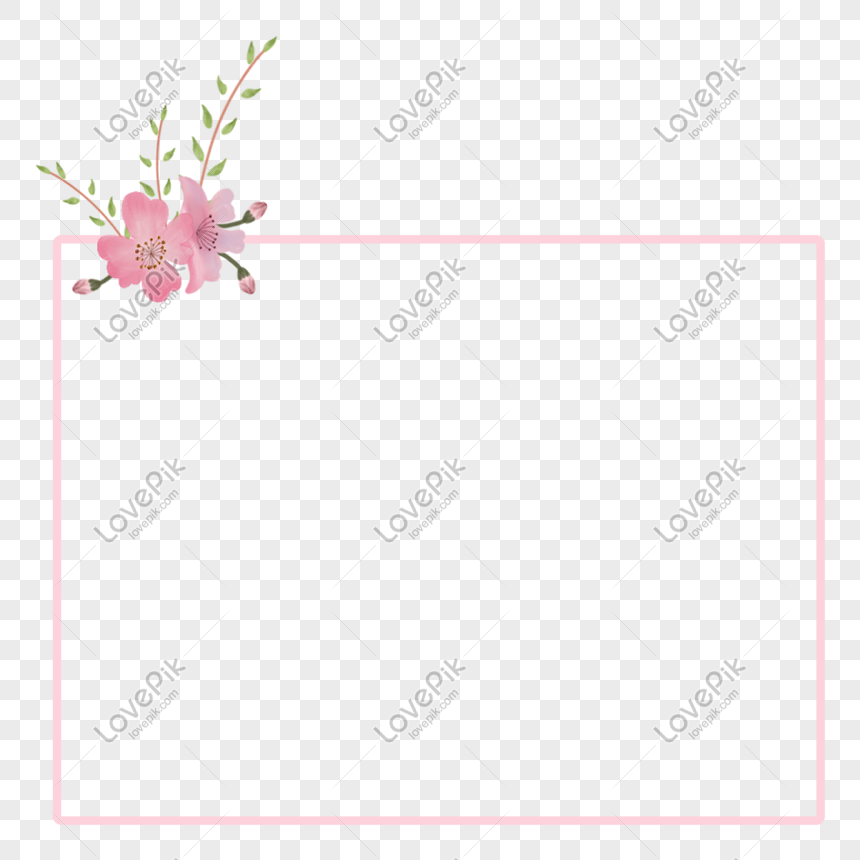 poetic classical watercolor flower border png image picture free download 401219373 lovepik com poetic classical watercolor flower