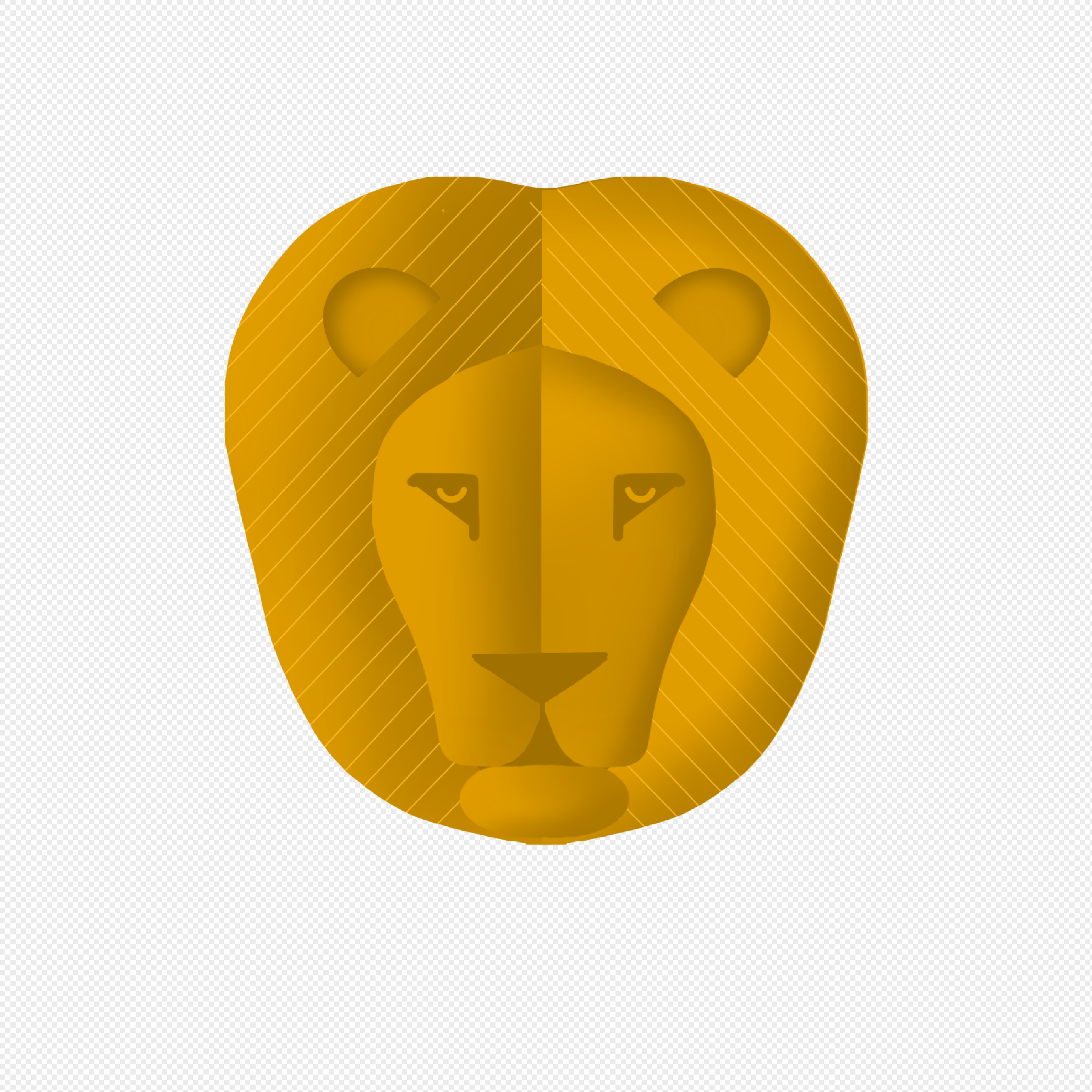 Lexica - gold lion with morocco logo