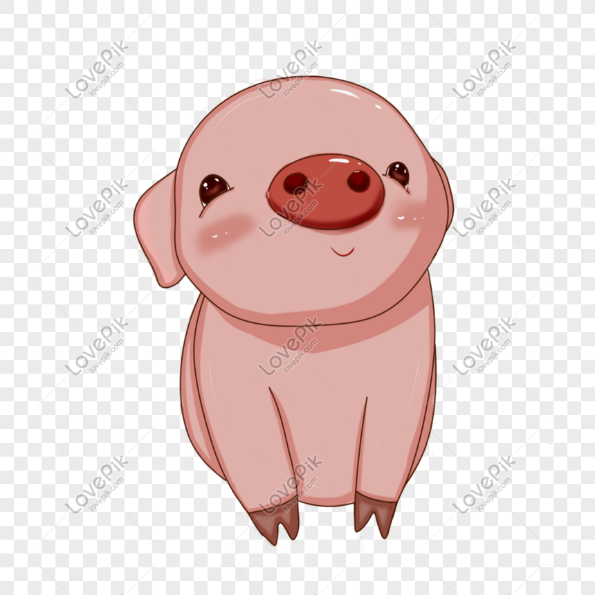 Cerdo Rosa De Dibujos Animados PNG Imágenes Gratis - Lovepik