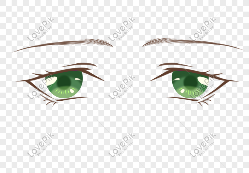 Anime Ojos Verdes 3 PNG Imágenes Gratis - Lovepik