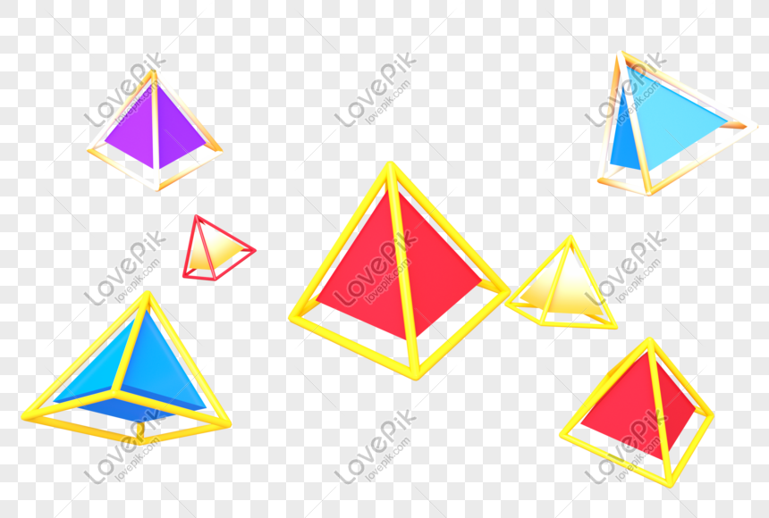 四角錐和四角晶格c4d圖案素材免費下載 尺寸3000 00px 圖形id Lovepik