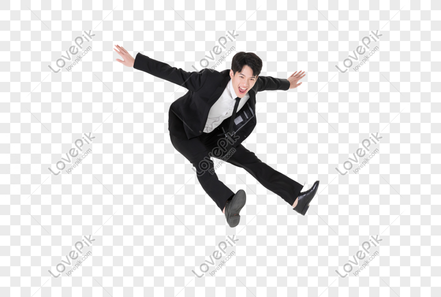 Business Male Jumping PNG Hd Transparent Image And Clipart Image For ...