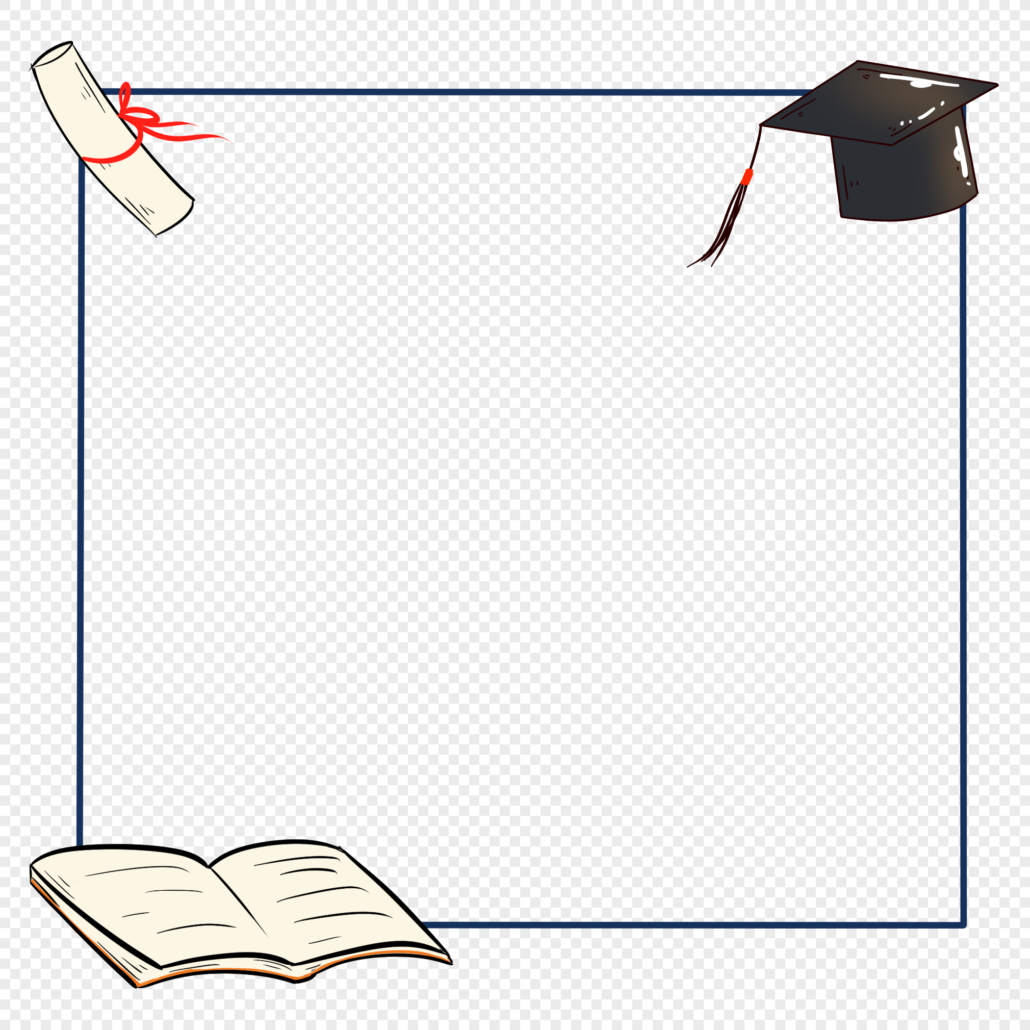 Graduation season border png image_picture free download 401244570 ...