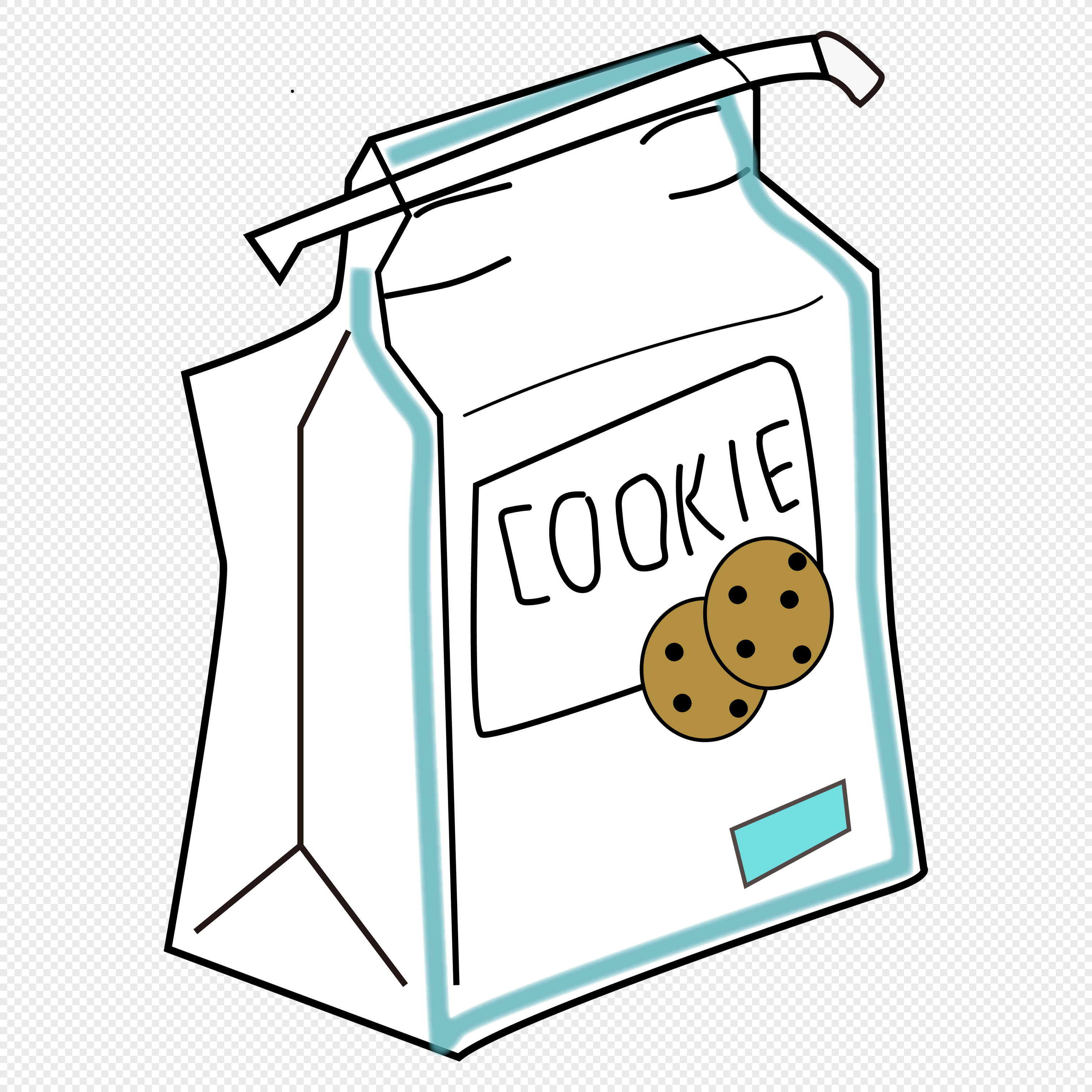 零食餅乾 零食的插畫 卡通插畫 零食, 小吃, 食物, 曲奇餅乾素材圖案，PSD和PNG圖片免費下載