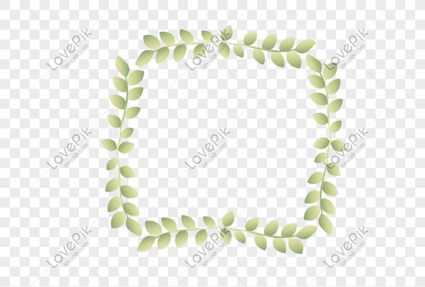 Ai Vector Pattern Leaf Border Element PNG Image Free Download And ...