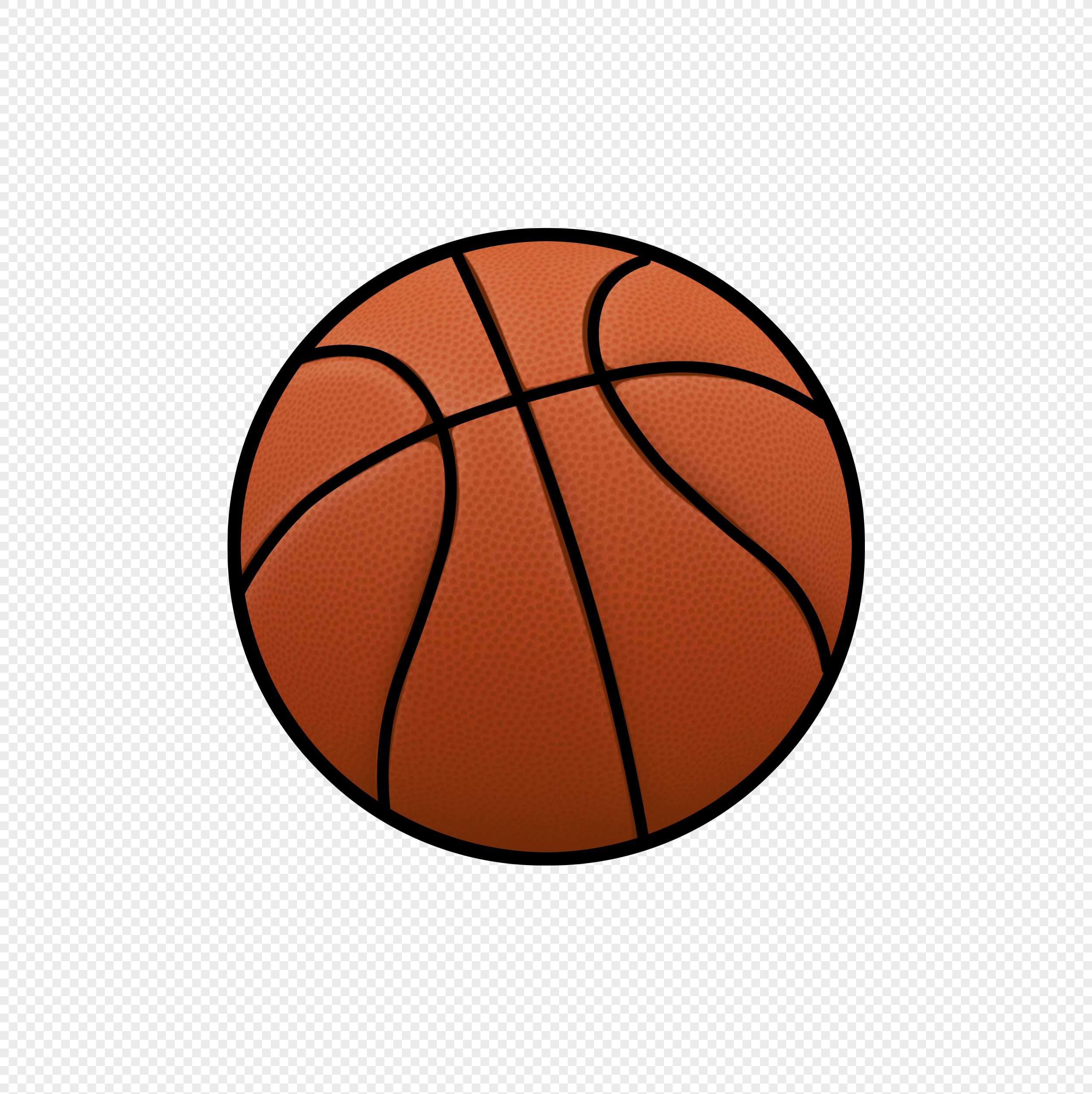 Рисунок баскетбольного мяча НБА