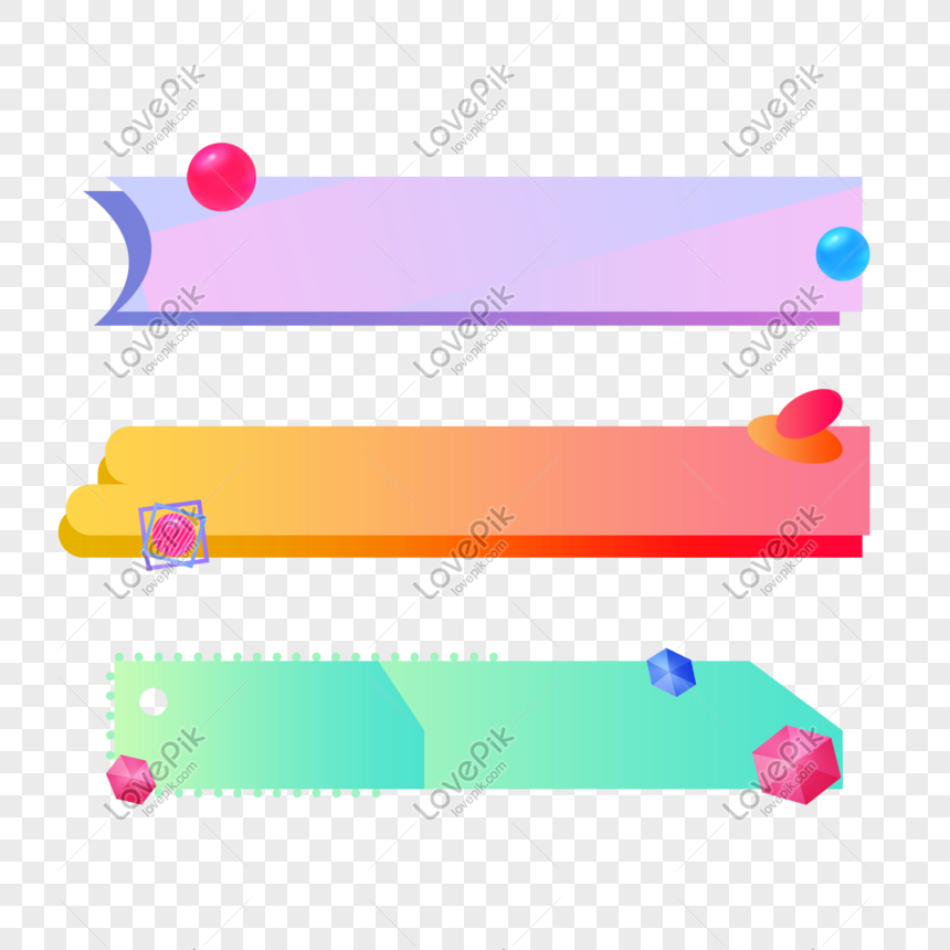 gradient irregular title bar png image picture free download 401268473 lovepik com gradient irregular title bar png