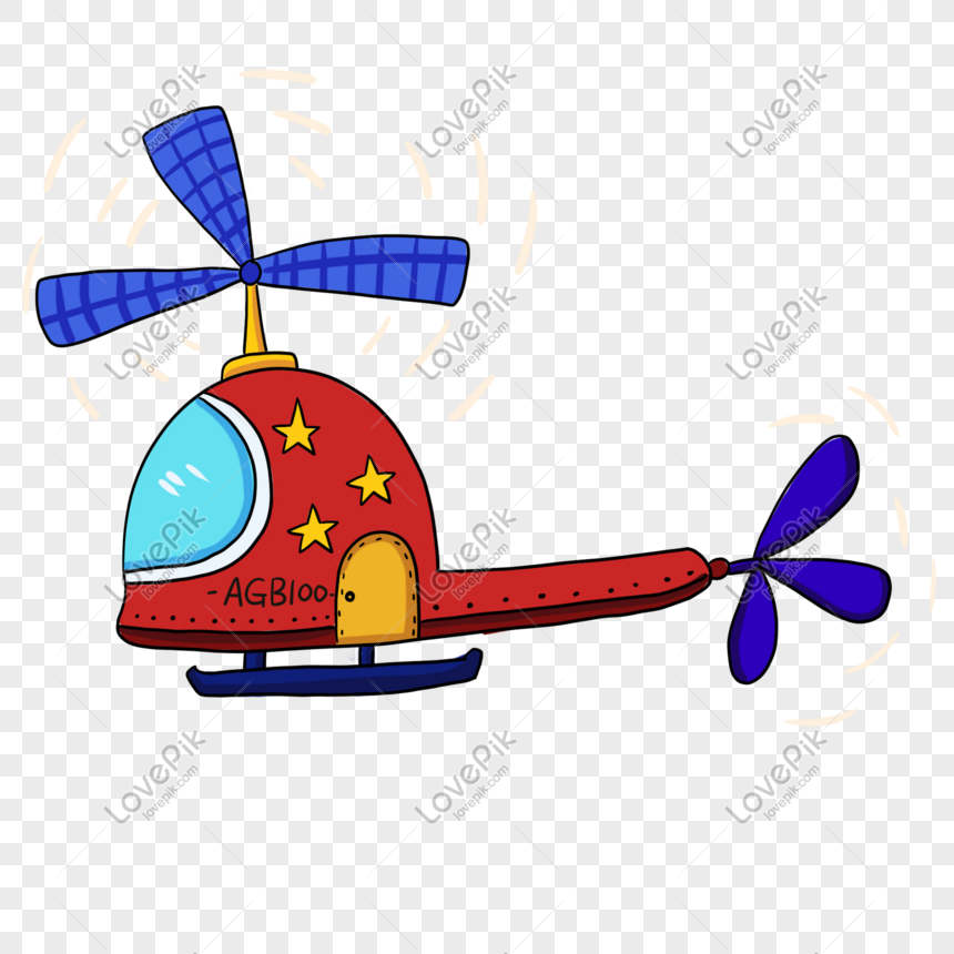 drawn helicopter toy