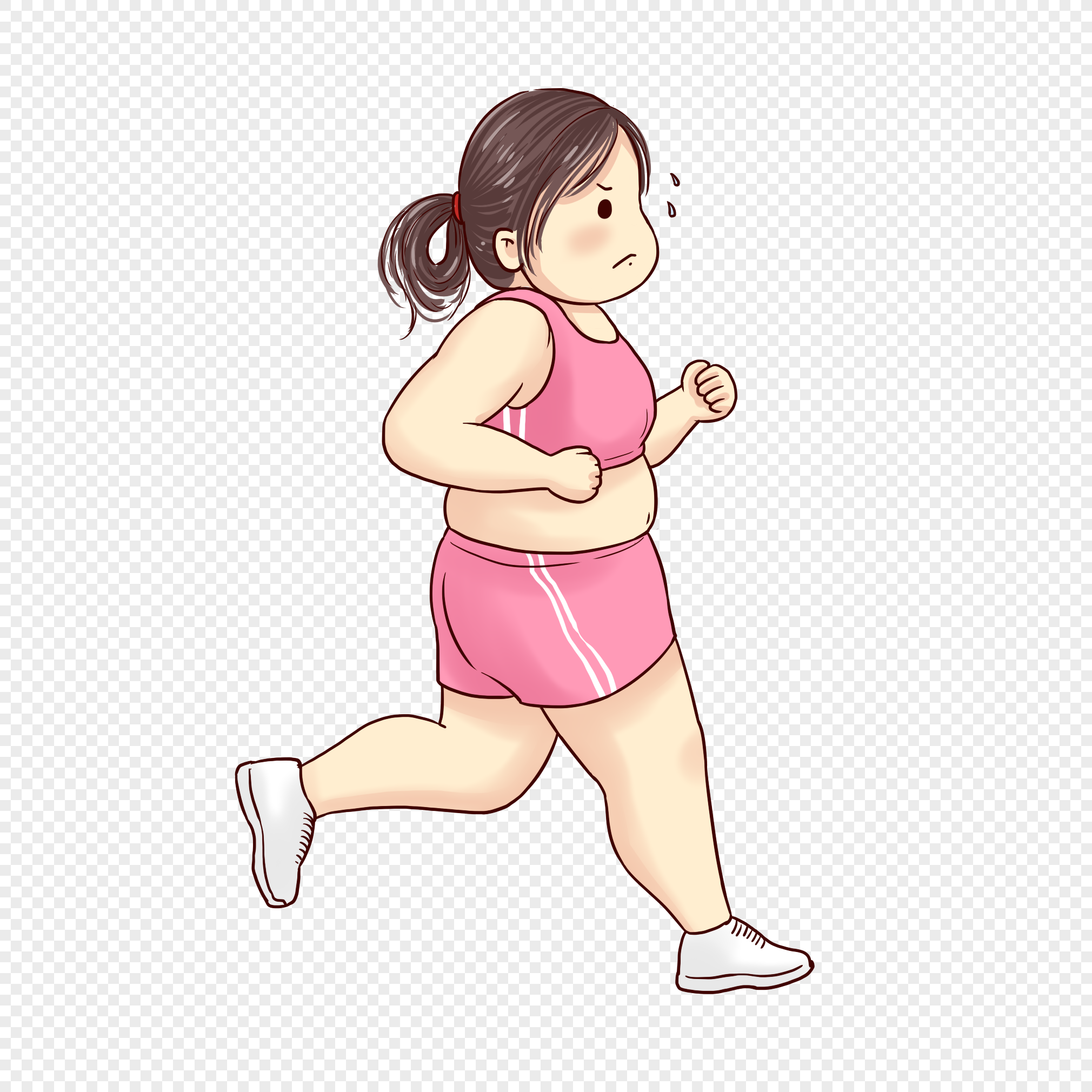 Fat girl losing weight png image_picture free download 401273596 ...