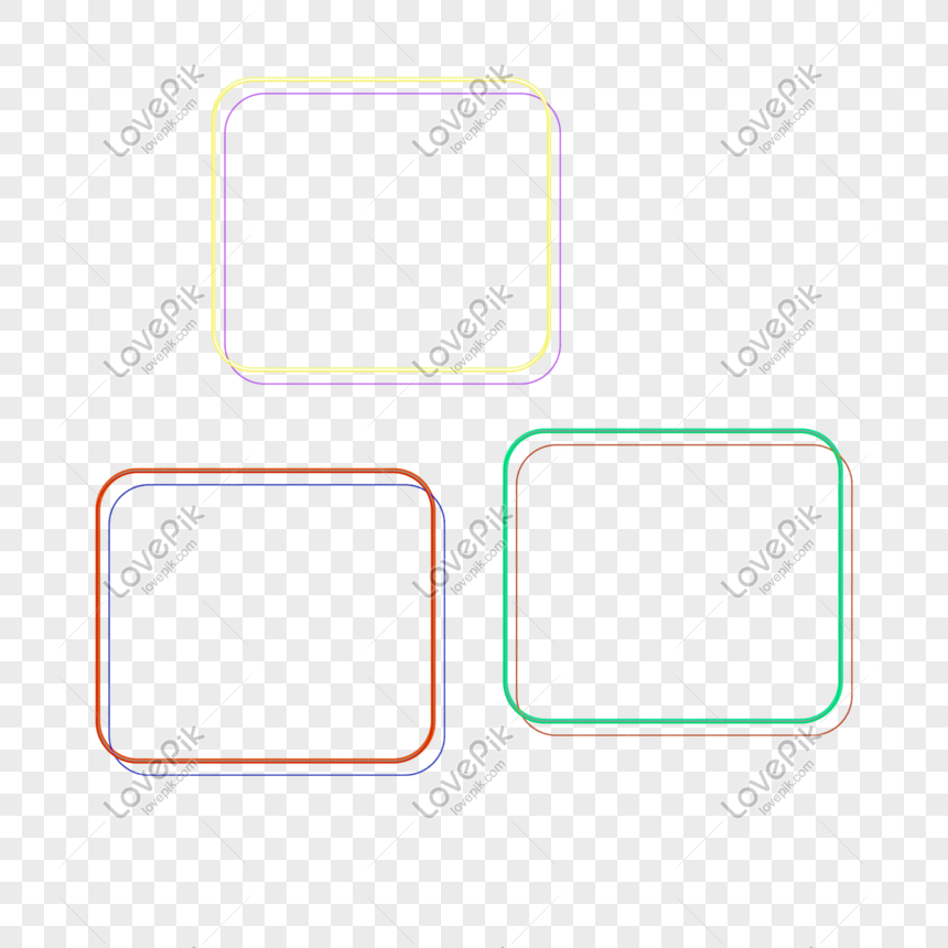 double neon effect geometric border png image picture free download 401276446 lovepik com double neon effect geometric border png