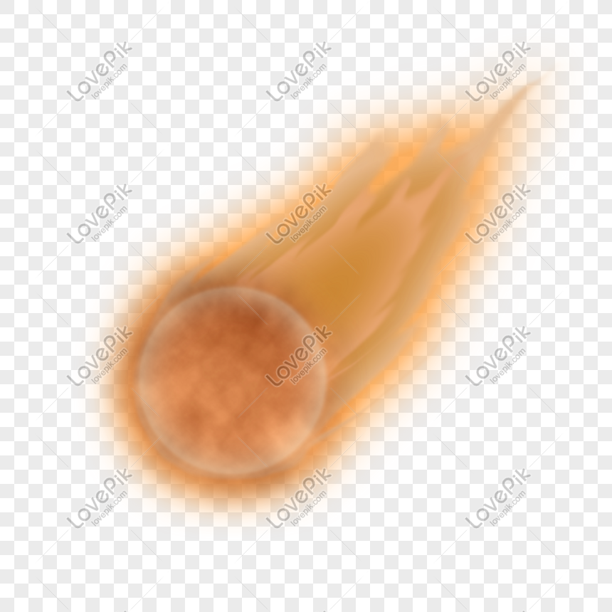 orange falling meteorite png image picture free download 401285769 lovepik com
