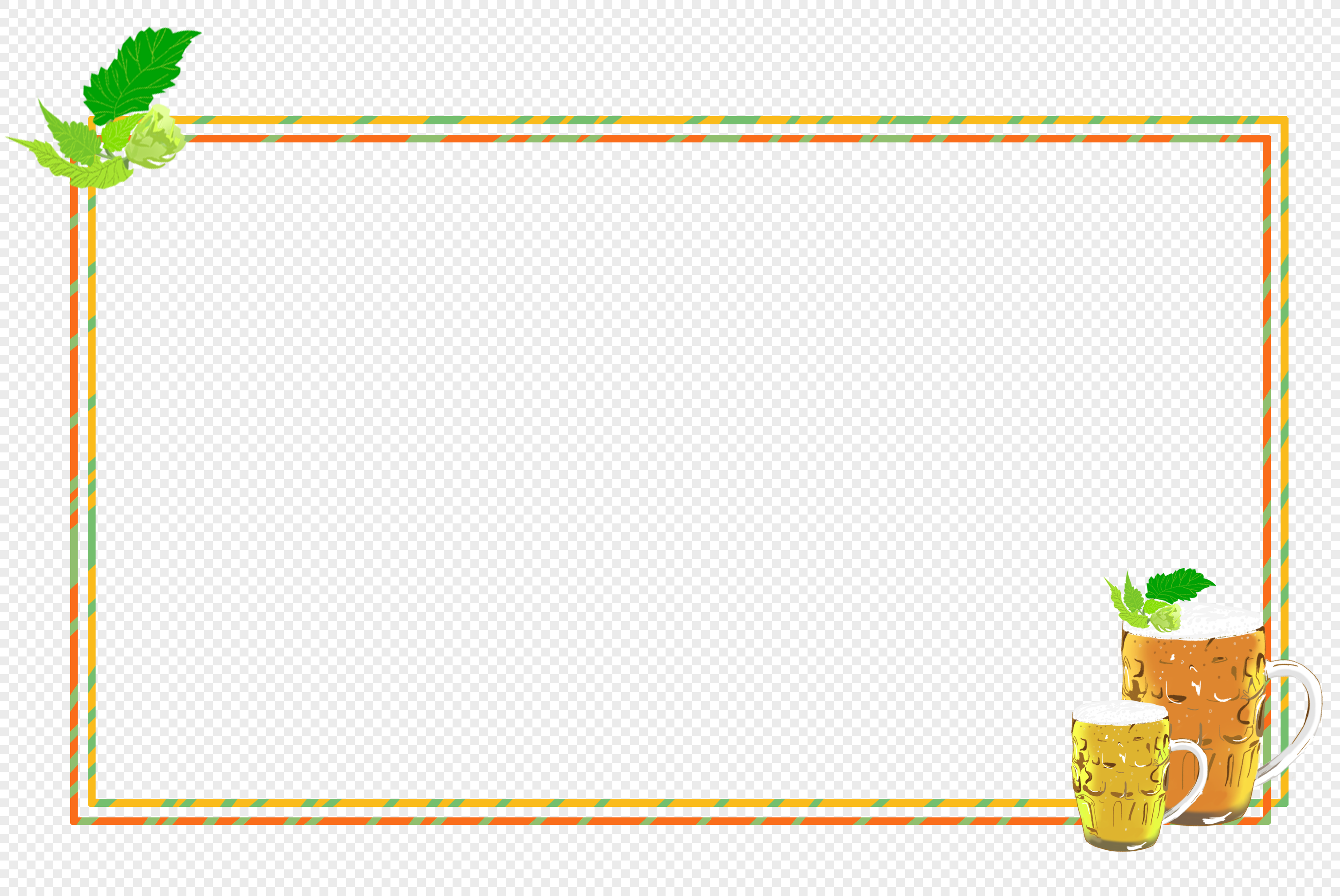 Beer Border PNG Images With Transparent Background | Free Download On ...