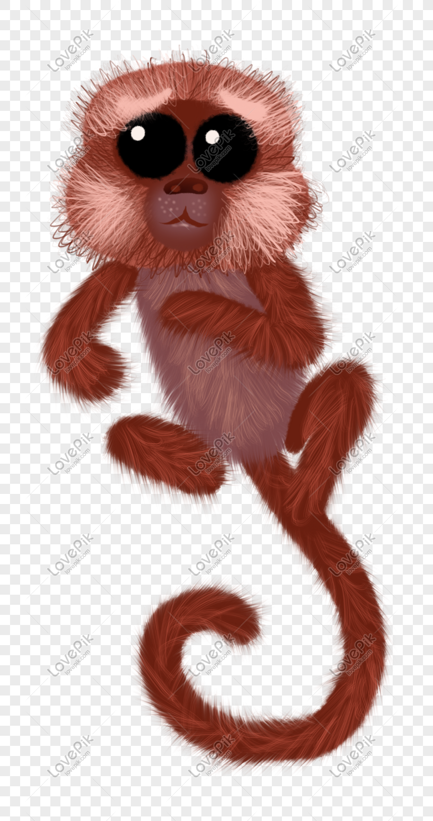 stuffed finger monkey